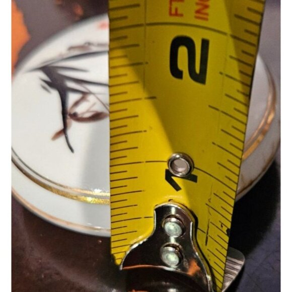 Vtg Trinket Lot Bavarian Trinket Box, Chinese Stamp Ink, Latton Sugar & Creamer - Picture 12 of 16